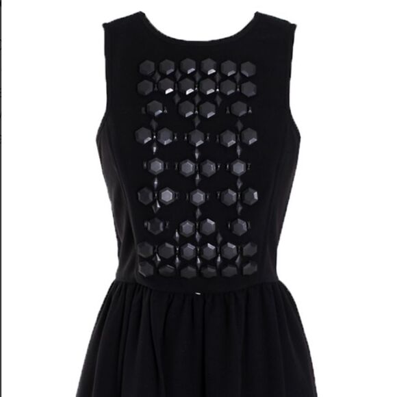 💙 GUC Tibi Black Cinta Beaded Dress - Picture 6 of 8